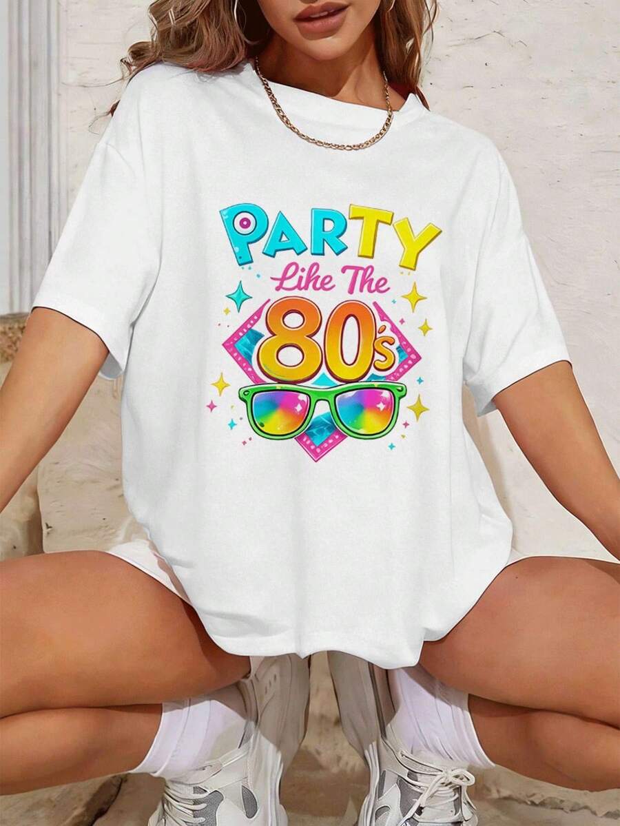 Dam-T-shirts - Vitt - Visa 1