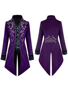 Cosplay Clothing - Silver-trimmed Tuxedo Purple - View 7