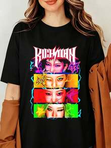 Women T-Shirts - Black - View 6
