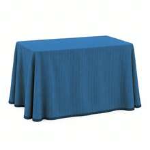 VALENTIA HOME Falda Mesa Camilla Riba | Ropa Mesa Camilla Cuadrada | Mesa 60x110cm, 70x120cm, 90x90cm |75 cm de Altura | Mesa Camilla Suave y Resistente |Tejido Primavera, Verano y Otoño | 12 colores | Ropa Mesa Camilla Fabricada en España"✅Entrega 24/48h" - Azul - Ver 2