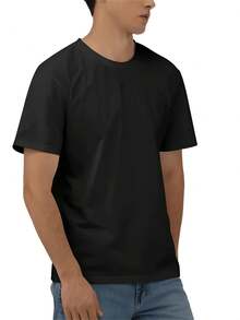 T-shirt Grafiche Uomo Collezione Estiva Vintage con Stampa Motociclista e Scooter, Abbigliamento da Lavoro di Alta Qualità, Manica Corta in Cotone, Vestibilità Ampia per Giovani, P - nero - Visualizzare 3