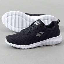 Skechers Giày thể thao chạy bộ LIFESTYLE SPORT, giày thể thao nhẹ dành cho nữ, thích hợp tập luyện thể dục, du lịch và đi làm hàng ngày 8730031 - Đen/trắng - Xem 4