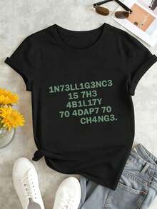 Women T-Shirts - Black - View 1