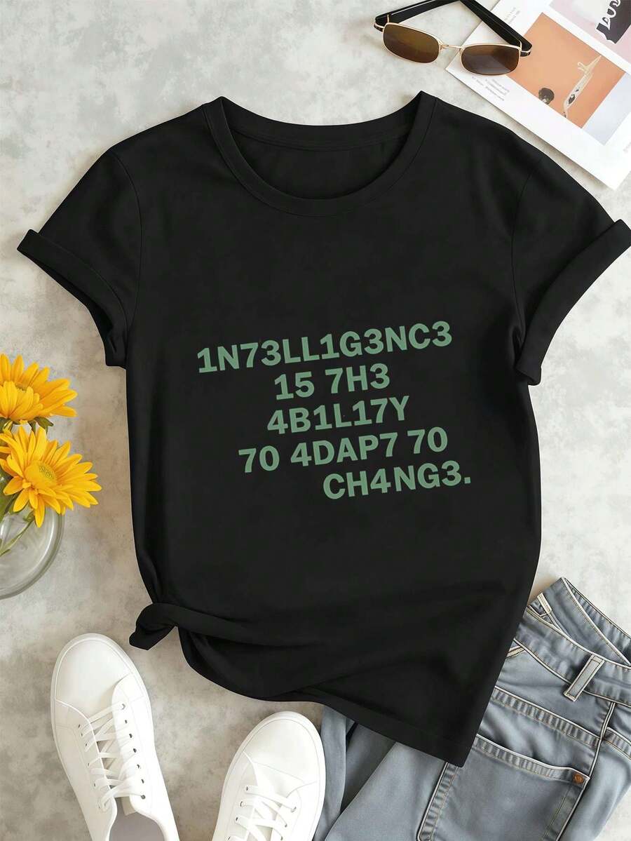 Women T-Shirts - Black - View 1