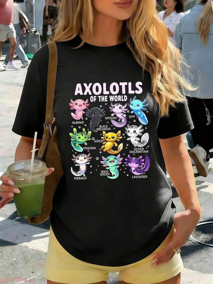 Women T-Shirts - Black - View 1