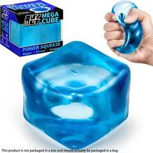 1pc Soft Squishy Cube Toy, Slow Rebound Squeeze Fidget Toy, Sensory Stress Relief Toy For Relaxation, Cute Desk Toy For Kids Teens Adults, Birthday Gift, Party Favor, Classroom Reward, Easter Basket Filler - Multicolor - View 2