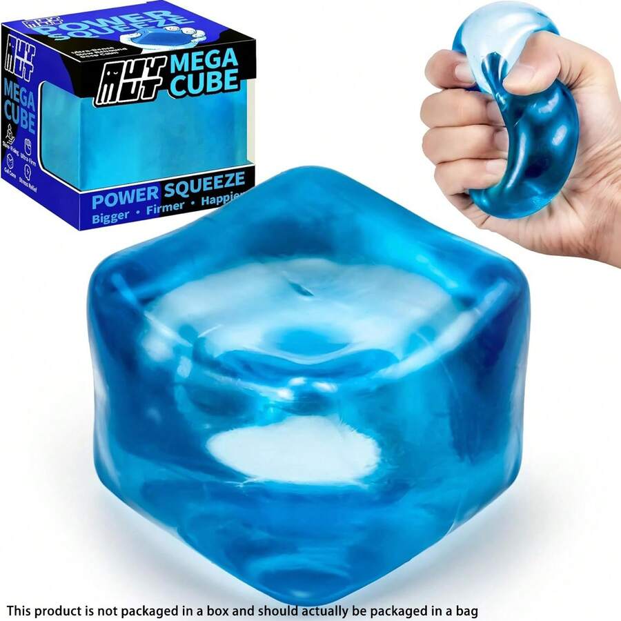 1pc Soft Squishy Cube Toy, Slow Rebound Squeeze Fidget Toy, Sensory Stress Relief Toy For Relaxation, Cute Desk Toy For Kids Teens Adults, Birthday Gift, Party Favor, Classroom Reward, Easter Basket Filler