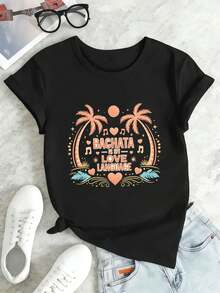 Women T-Shirts - Black - View 2