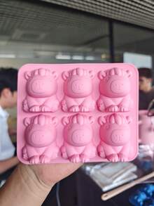 6pcs Mini Capybara Mold, Cute 3D Ice Cubes Suitable For Drinks, Parties And Gifts - Multicolor - View 11