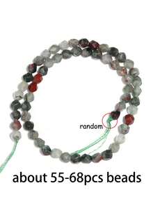 1 String Naturalism Natural Faceted Stone Beads Tricolor Tiger Suitable For Diy Bracelet Necklace Earring Making Jewelry Accessories 6 8 10mm - Multicolor - View 36