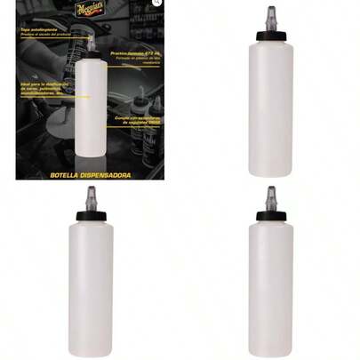 TS Meguiar's Meguiars, D9916 Botes Dispensadores, Color Blanco, Mediano, 16 OzXCVX