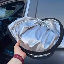 Upgraded Universal Car Windshield Sun Shade, Foldable Car Sun Visor, Easy Installation And Storage, Effective Heat Insulation Material, Blocks Strong Light And UV, Reduces Glare, Protects Interior, Keeps Car Comfortable, Practical Car Accessory, Essential For Summer Driving, Suitable For Daily Use, Travel, And Commuting - Upgraded Car Sunshade - View 10