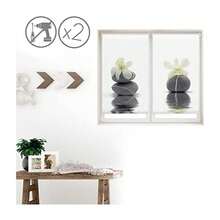 KIWI | Pack Of 2 Translucent Roller Blinds, Tool-Free Installation, Sizes From 40 To 90 Cm Wide And From 150 To 180 Cm High, Easyfix Drill-Free Installation, Available In 5 Models - 淡紫色 - 查看 4