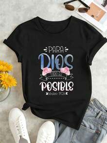 Women T-Shirts - Black - View 1