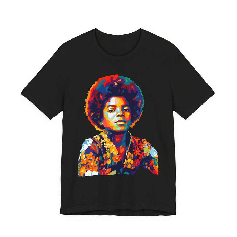 Unisex T-shirt i ren bomull, Young Artsy Unisex Grafisk T-shirt, sommar-t-shirt, blus, basplagg, kreativ design, utomhuslek, cool stil, rolig design, perfekt för utomhuslek. - Svart - Visa 1