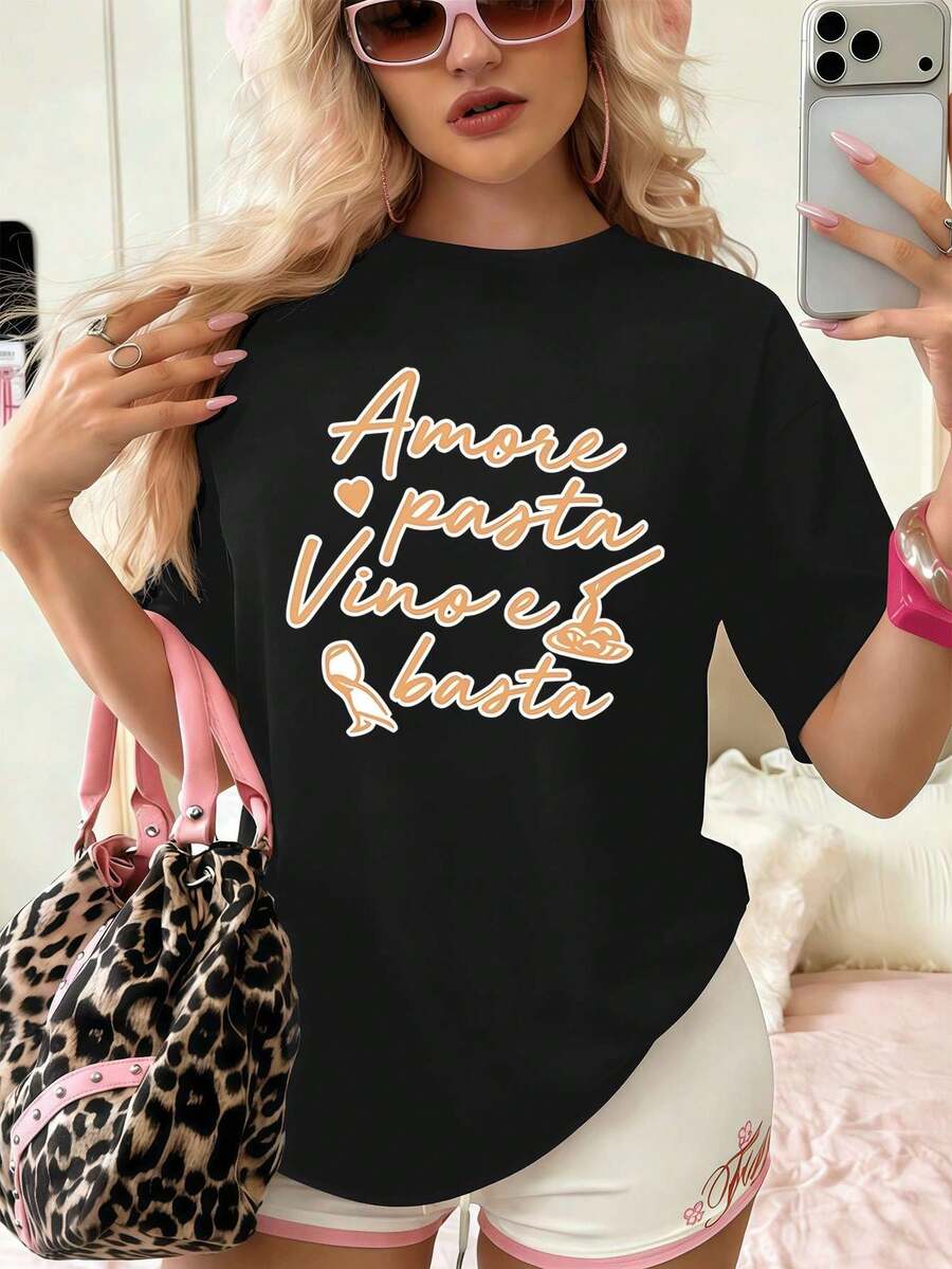 Women T-Shirts - Black - View 1