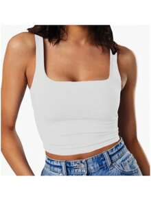Women Tank Tops & Camis - White - View 1