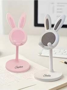 [Customized] Rabbit Ear Phone Holder, Adjustable Multi-Function, Adjustable Angle 0°-90°, Cute Dachshund Print Adds Personalized, Adjustable Height And Angle, Compatible With All Devices, Great Gift For Watching Videos, Live Streaming, Online Classes - Multicolor - View 8