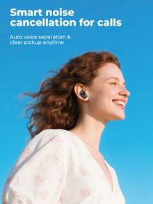 Auriculares HTC NE16 con Traducción AI Bluetooth V6 Inalámbricos TWS Intraurales con Función de Traducción AI Larga Duración de Batería Cancelación de Ruido Ligeros - Ver 10
