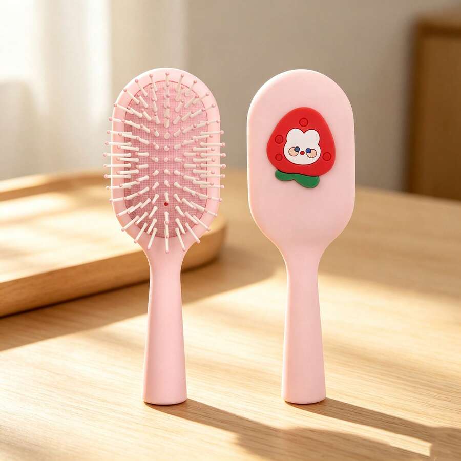 Lược đệm khí Macaron mới, lược massage mini dễ thương, lược nhỏ hoạt hình cho bé gái, lược làm mượt tóc. - Nhiều màu - Xem 1