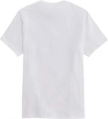Men's Moisture-Wicking Athletic T-Shirt, Short-Sleeved Printed Pure Cotton Tee, Loose Fit, Versatile And Stylish Casual Pants - 白色 - 查看 2