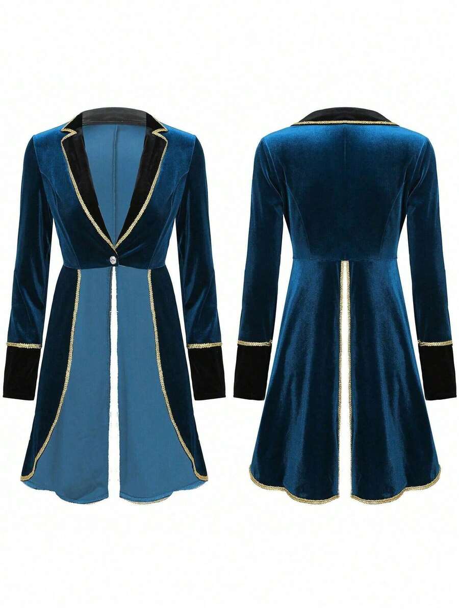 Cosplay Clothing - 2022 New Lapel Tuxedo In Blue - View 1