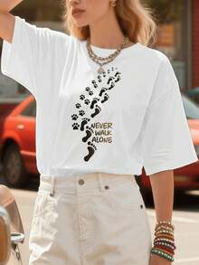 Women T-Shirts - White - View 1
