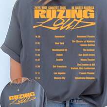 Riizing Loud Tour T-Shirt_ Unisex Cotton Fan Tee - Black - View 1