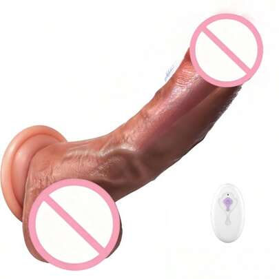 8.66 Inch Thrusting Dildoe Remote Control Realistic Heating Dildo Vibrator Sextoy Vibrating Vagina Stimulator G Spot Massager With Suction Cup Clit Stimulation Wand Silicone Dildoes Adult Sex Toys For Women