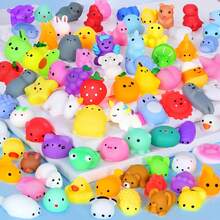 1pc Random Cute Mochi Squeeze Gadgets, Assorted Animal & Fruit Style Anxiety Relief Squishies For Teens, Students & Office Workers, Ideal For Classroom Use, Party Favors, Gift Bag Fillers, Back To School, Birthday & Holiday Presents - Multicolor - View 1