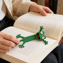 1 chiếc bookmark hình ếch 3D ngộ nghĩnh, đồ dùng văn phòng phẩm hoạt hình dễ thương, bookmark hình ếch nguyên khối, bookmark hình dáng độc đáo, đồ dùng văn phòng, món quà tuyệt vời cho bạn bè, thêm niềm vui cho việc đọc sách của bạn. - A - Xem 2