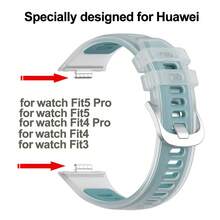 2 chiếc dây đeo đồng hồ silicon mềm Cool Summer Series tương thích với Watch Fit 5 Pro, Fit 4, Fit 3, phụ kiện vòng đeo tay đồng hồ - Nhiều màu - Xem 4