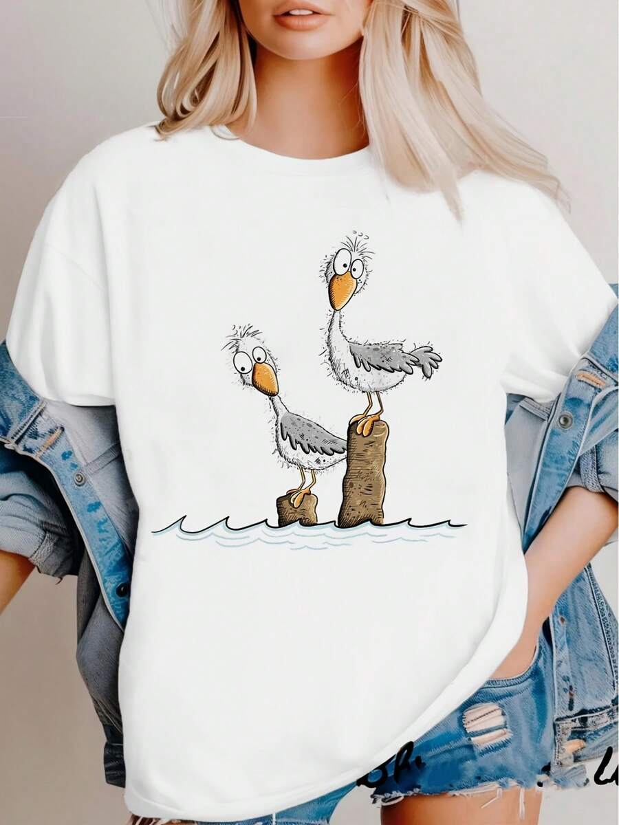 Camisetas de primavera y verano para mujer