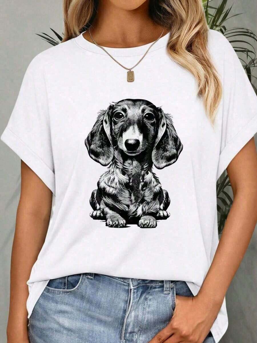 100% Cotton T-Shirt With A Tropical Fruit And Lemon Print, A Cute Bow, And A Summery Style For Women. Short-Sleeved, Crew-Neck T-Shirt For Women. | Soft And Stretchy, Casual And For The Gym, Essential For Gamer's Day And Valentine's Day - Unisex Short-Sleeved, Crew-Neck T-Shirt In Loose-Fitting Cotton With A Vintage Urban Style. - 白色 5 - 查看 1