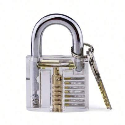 Padlock With Keys, Suitable For Home, Cabinet, Storage Locker, Luggage, Bags, Daily Use