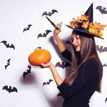 2 Stücke einziehbares Plastik-Messer-Requisit für Zauberaufführungen, geeignet für Halloween-Zaubershow - Teleskopmesser - Übersicht 7