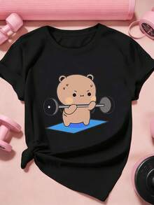 Women T-Shirts - Black - View 2