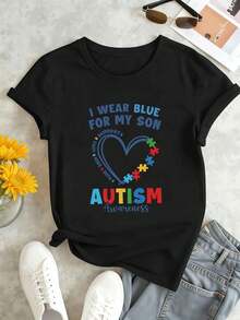 Women T-Shirts - Black - View 1