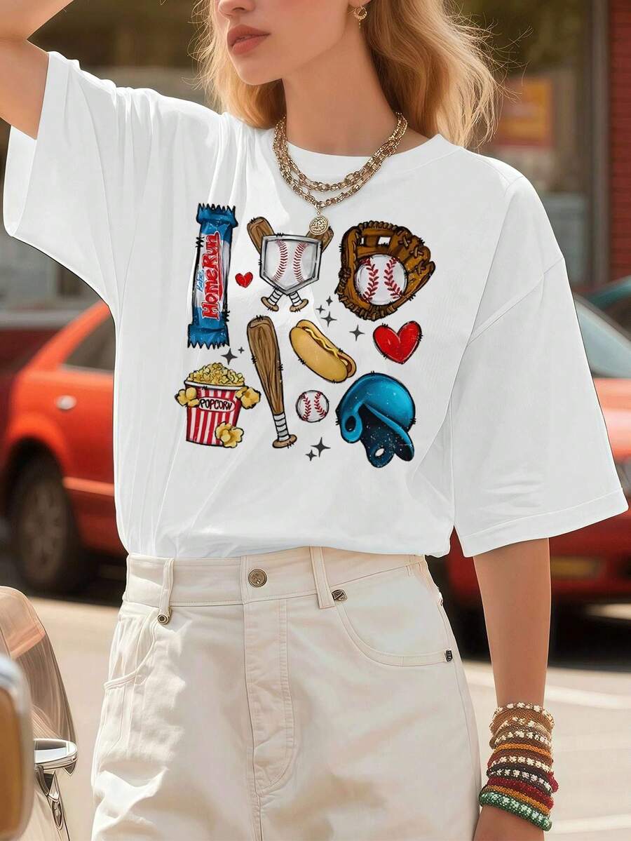 Women T-Shirts - White - View 1