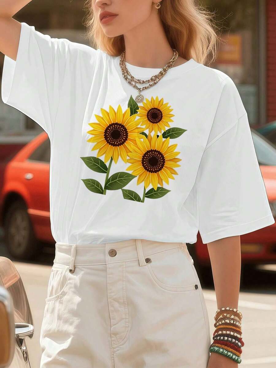 Women T-Shirts - White - View 1