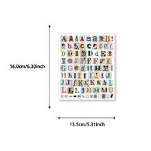 378 Miếng Dán Chữ Cái Tiếng Anh Phong Cách Cổ Điển Truyền Cảm Hứng - Chất Liệu Vinyl Chống Thấm Nước, Thích Hợp Cho Bình Nước, Máy Tính Xách Tay, Sổ Tay, Mũ Bảo Hiểm, v.v. - Miếng Dán Khen Thưởng Giáo Viên Mang Tính Thẩm Mỹ, Tạo Động Lực - thư - Xem 6