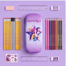 Mattel 1 hộp đựng bút cỡ lớn hình thợ săn phù thủy 3D hoạt hình dễ thương, túi đựng văn phòng phẩm hình hoạt hình. - A - Xem 5