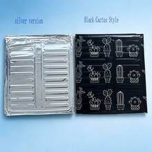 1pc Kitchen Stove Splash Guard, Aluminum Alloy Foldable Splash Proof Oil Baffle, Heat Resistant Cooking Splash Protector For Stovetop, Countertop And Wall - Multicolor - View 14