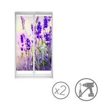 KIWI | Pack Of 2 Translucent Roller Blinds, Tool-Free Installation, Sizes From 40 To 90 Cm Wide And From 150 To 180 Cm High, Easyfix Drill-Free Installation, Available In 5 Models - Mauve Purple - View 3