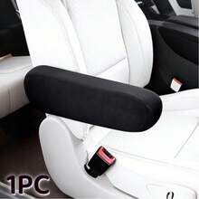 1pc All-Season Universal Car Armrest Cover - Elastic Band Armrest Protector, Fits 13-Inch Armrest, Easy Installation With Elastic Band, Multiple Colors Available, Protects Original Interior, Car Interior Accessory - Multicolor - View 2