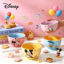 Juego de cuencos de arroz de la serie de dibujos animados de Disney Mickey, vajilla para el hogar. Vajilla de edición limitada de Disney, añadiendo diversión de cuento de hadas a tus comidas diarias. - Multicolor - Ver 6