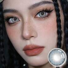11 Pairs Of Colored Contact 1enses, Offering A Variety Of Color Options. Inc1udes A Contact Lens Case And Wearing Tools, Suitable For Year-Round Use, Ideal For Eye Makeup, Cosplay, Holiday Costume Parties, Halloween - 彩色 - 查看 8