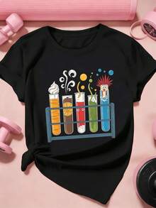 Women T-Shirts - Black - View 2