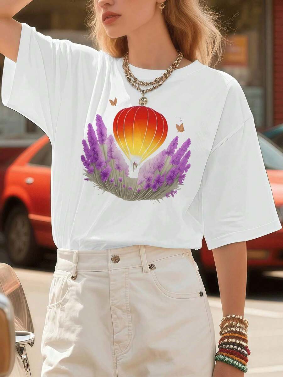 Women T-Shirts - White - View 1