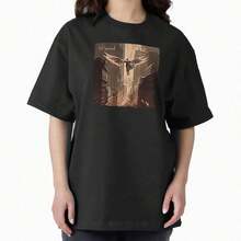 _In His Plan___22 Special _Official Song Logo Oversized T-Shirt For Women 100% Cotton Unisex T-Shirt - Premium Casual Comfortable Fit T-Shirt - 黑色 - 查看 1